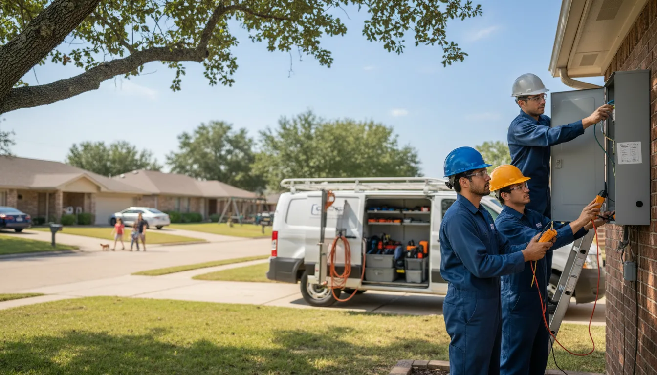 Certified electrician providing emergency electrical services in Shirley, MA